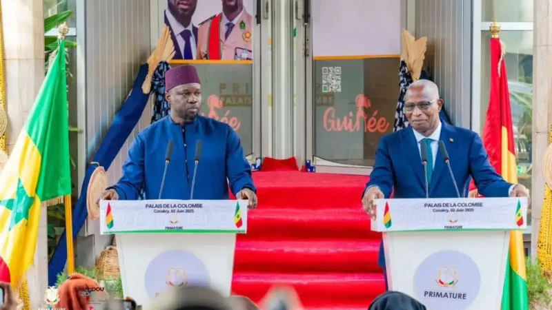 Coopération renforcée entre la Guinée et le Sénégal