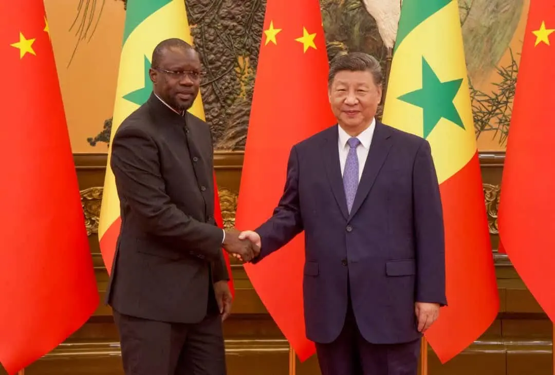 En Chine, Ousmane Sonko en tête-à-tête historique avec Xi Jinping