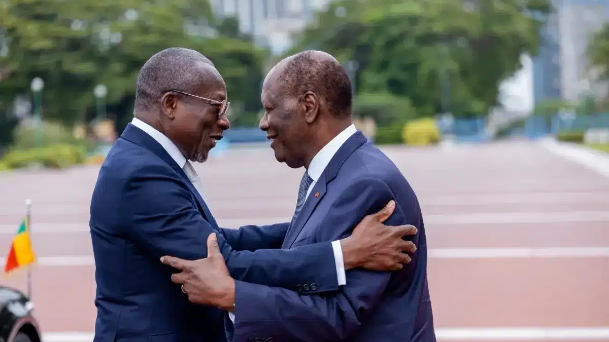 Patrice Talon et Alassane Ouattara