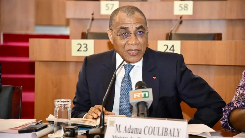 Adama Coulibaly - Ministre des Finances Côte d'Ivoire
