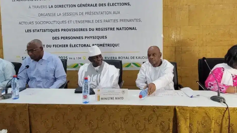 Guinée : le nouveau fichier électoral biométrique dévoilé