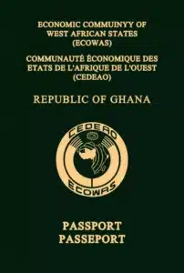 Passeport Ghanéen