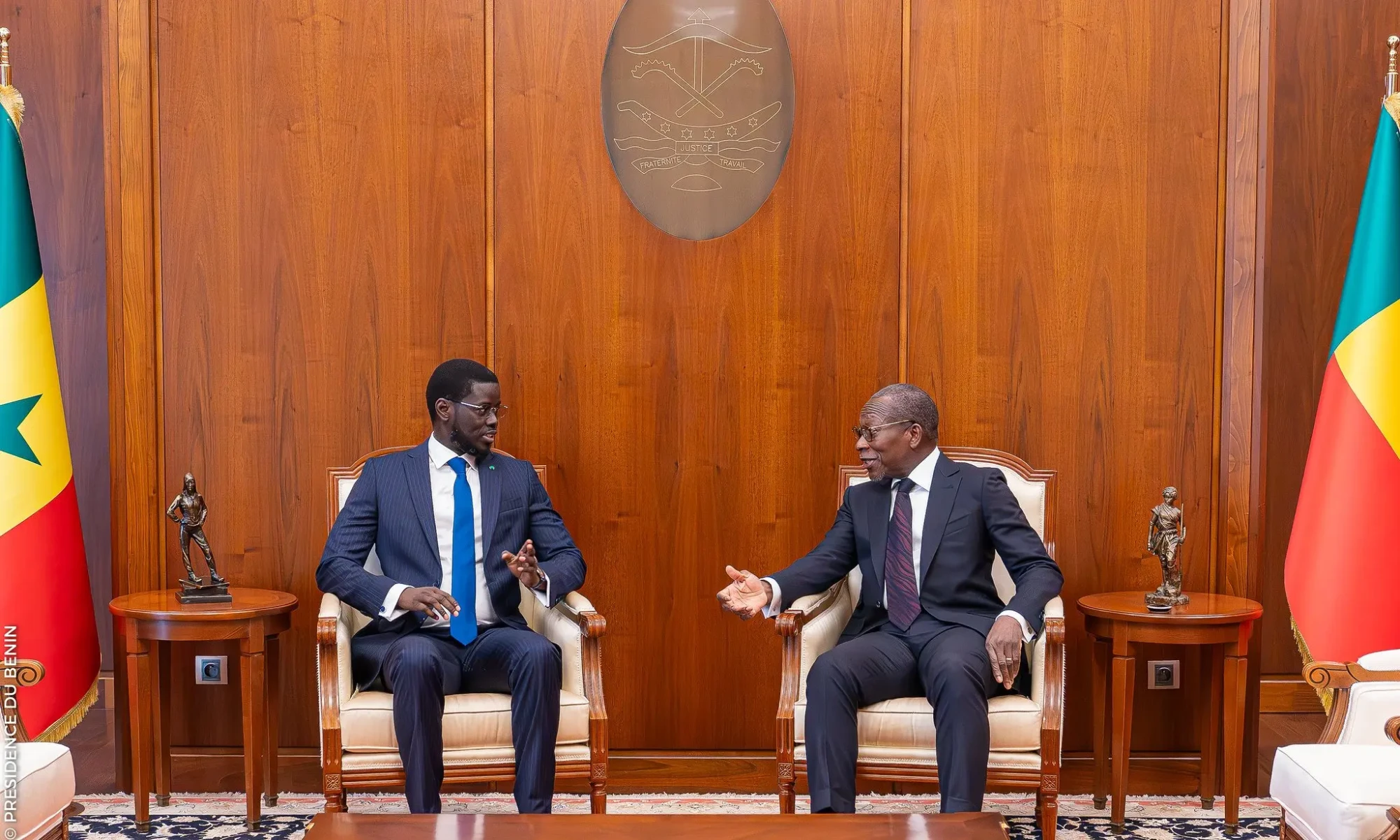 Rencontre Talon – Diomaye Faye au Bénin : l’essentiel à retenir