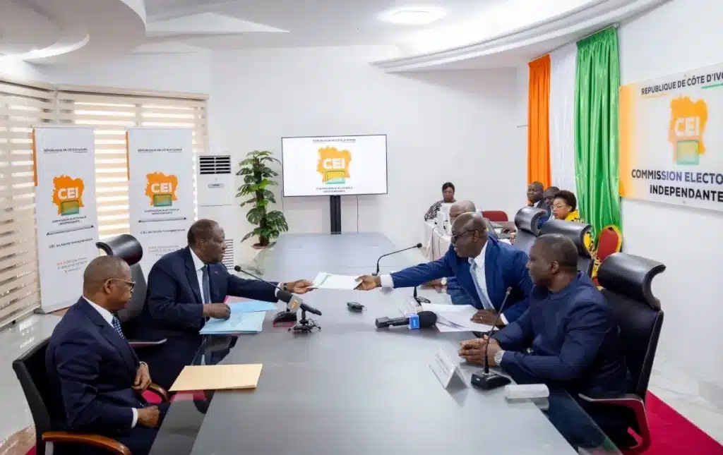 Présidentielle 2025 en Côte d'Ivoire : 60 candidats enregistrés par la CEI