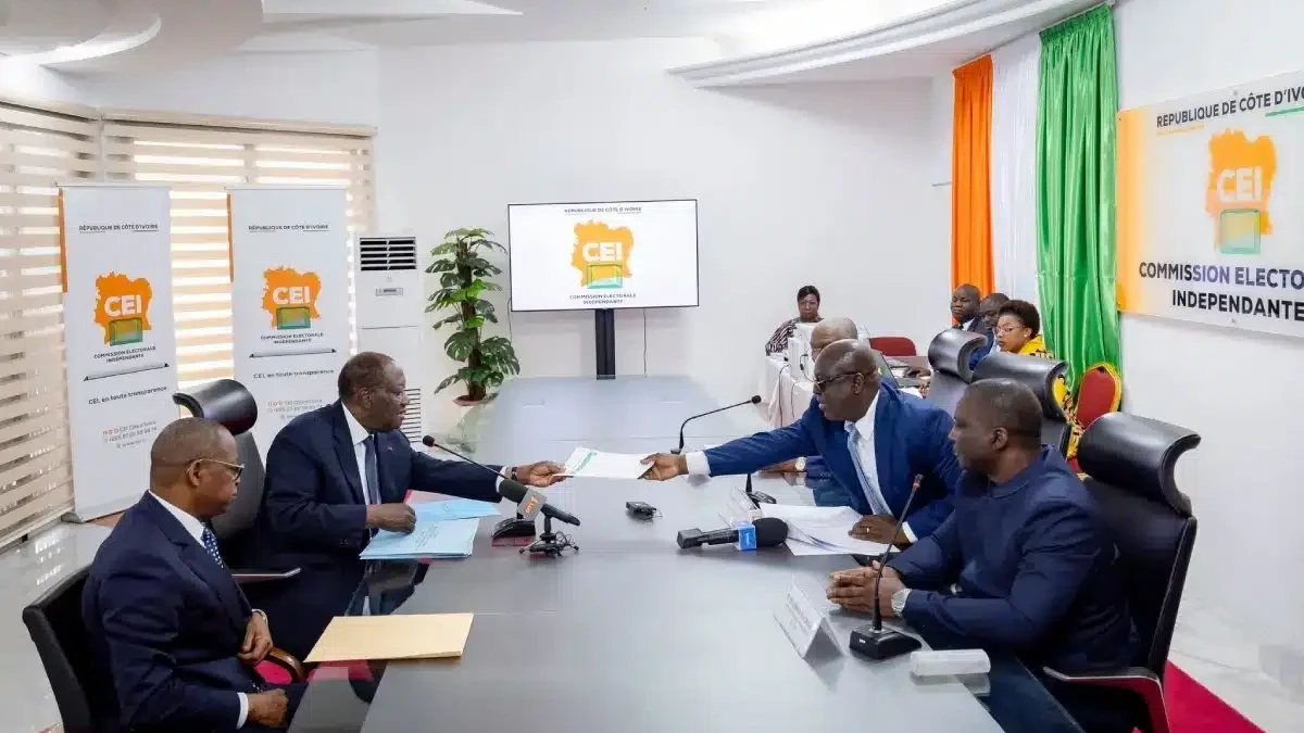 Présidentielle 2025 en Côte d'Ivoire : 60 candidats enregistrés par la CEI