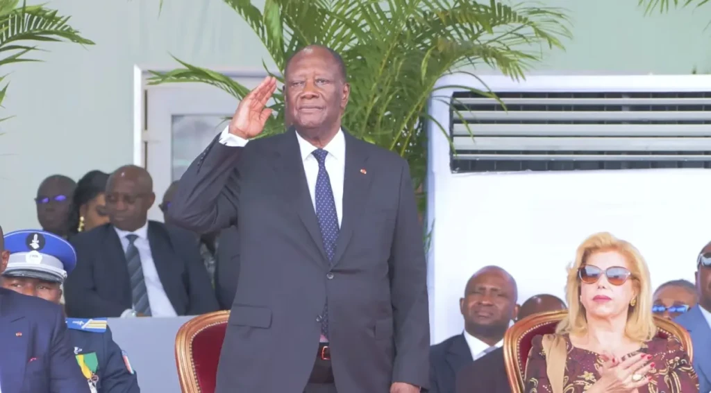 Président Alassane Ouattara, Bouaké le 7 août 2025 - @Afrique-sur7/fr