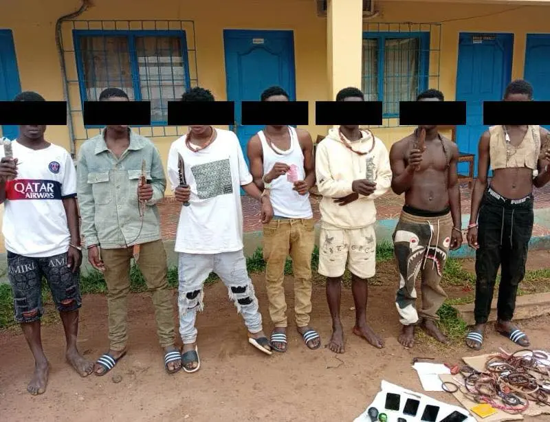 Côte d’Ivoire : 7 voleurs arrêtés malgré leurs nombreux grigris