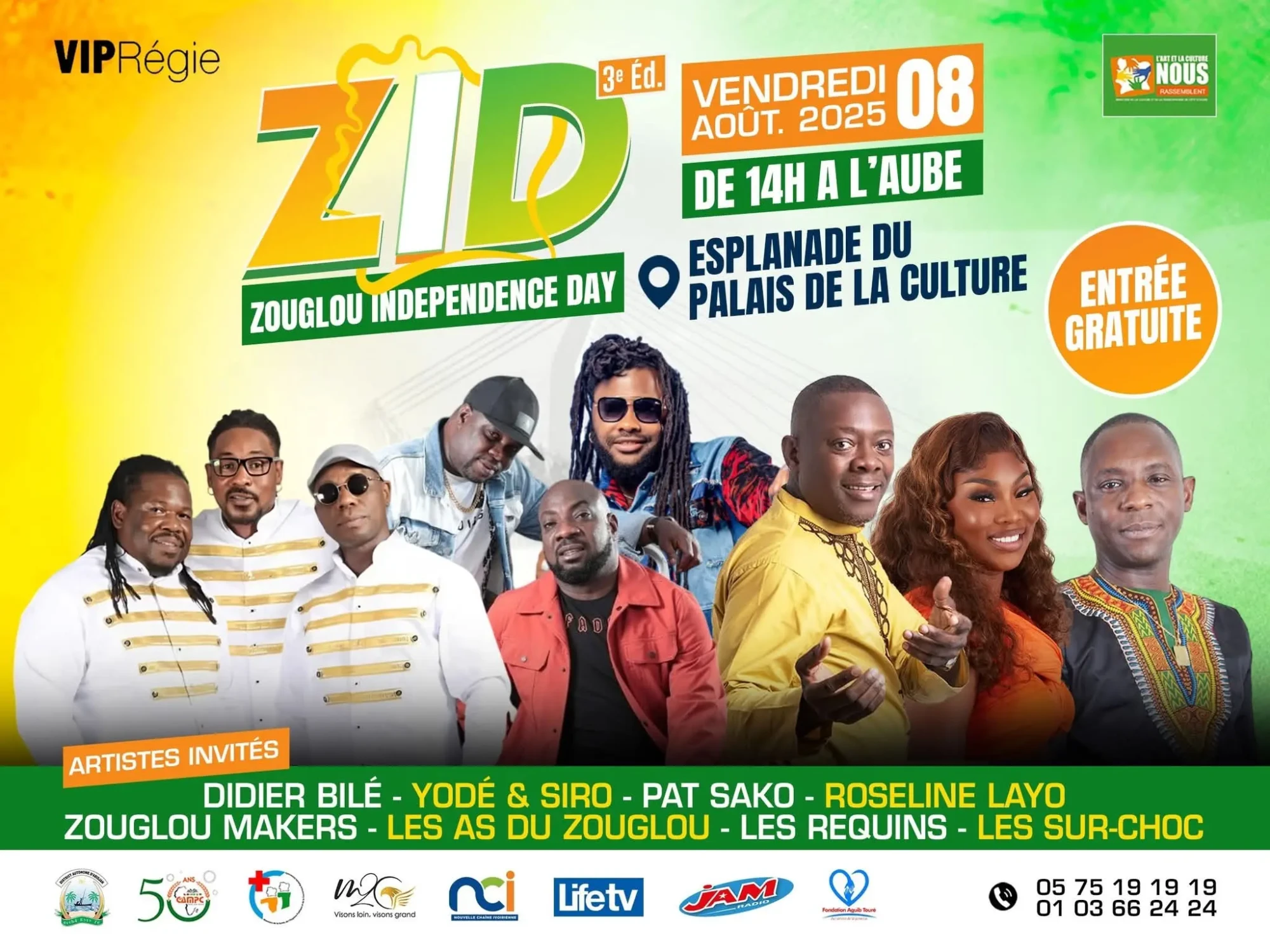 Zouglou Independence Day 2025 : voici tous les détails !