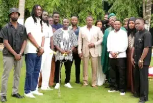 Faure Gnassingbé reçoit des artistes togolais