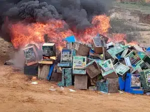 Côte d'Ivoire : plus de 100 machines à sous-physiques brûlées