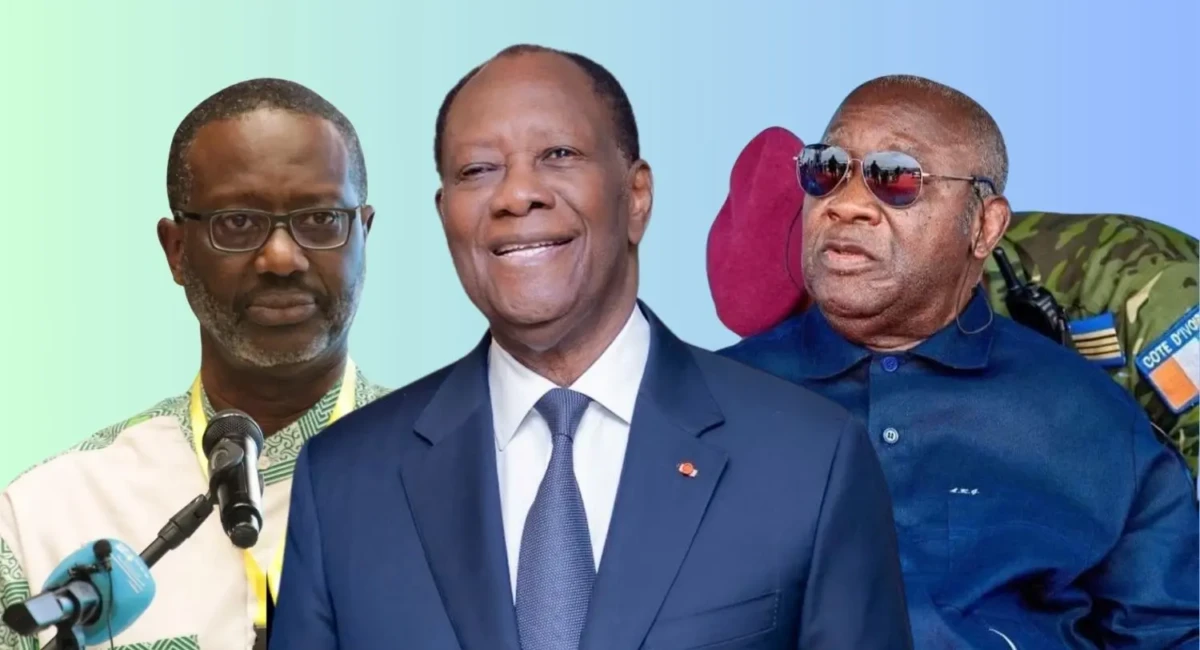 Présidentielle en Côte d’Ivoire : Alassane Ouattara, Laurent Gbagbo et Tidjane Thiam