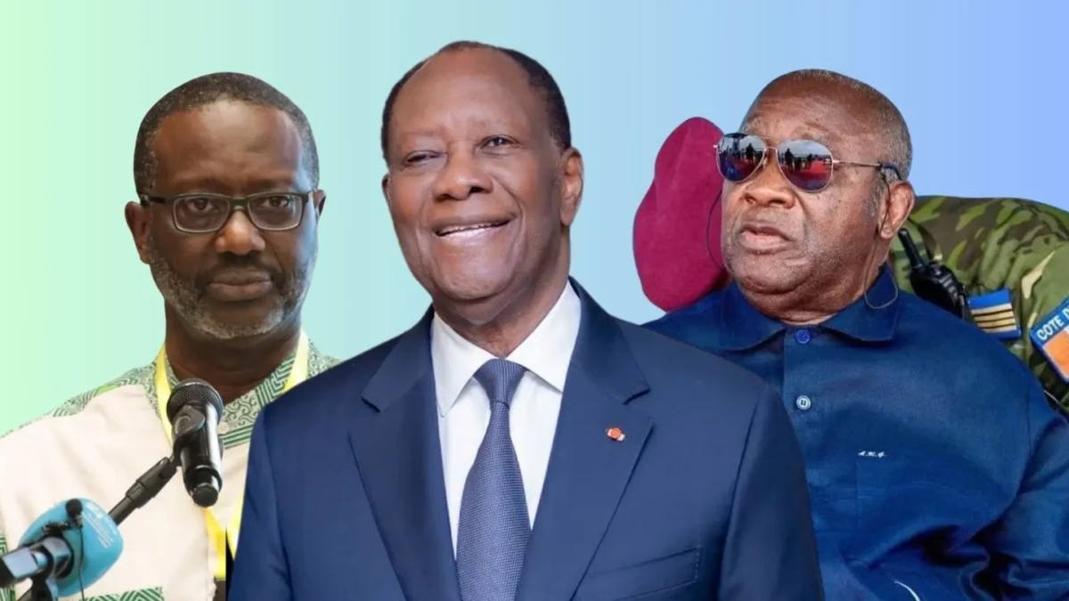 Présidentielle en Côte d’Ivoire : Alassane Ouattara, Laurent Gbagbo et Tidjane Thiam