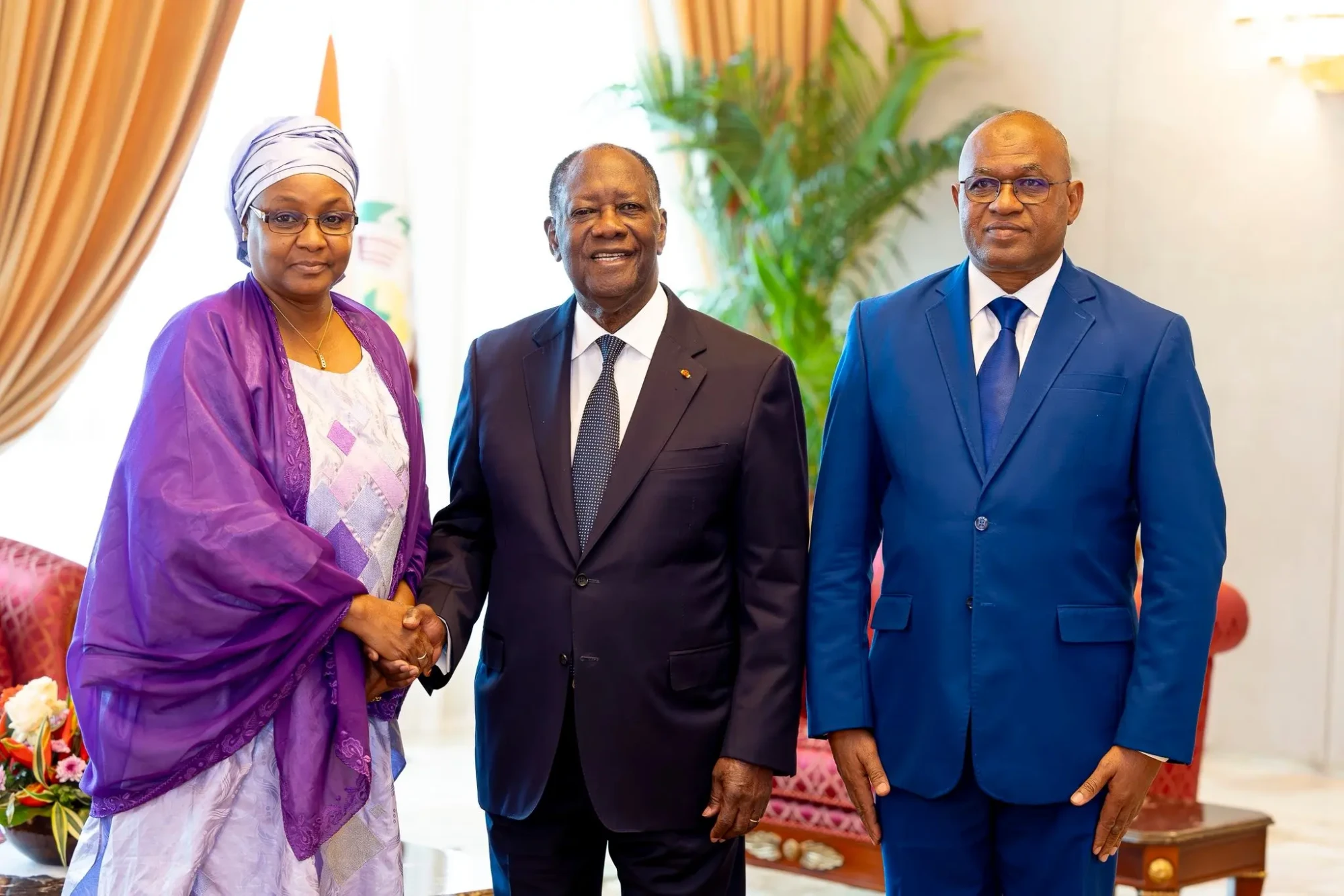 Alassane Ouattara reçoit 5 ambassadeurs, dont le Niger et l’UE