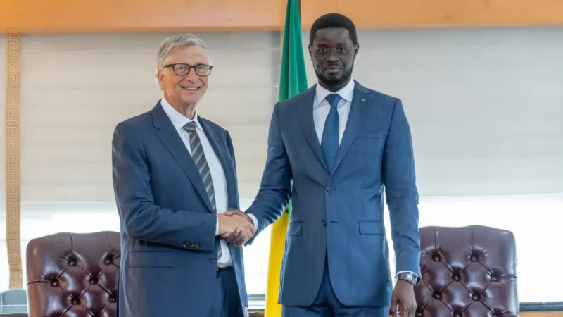 Diomaye Faye reçoit Bill Gates, bonne nouvelle pour le Sénégal