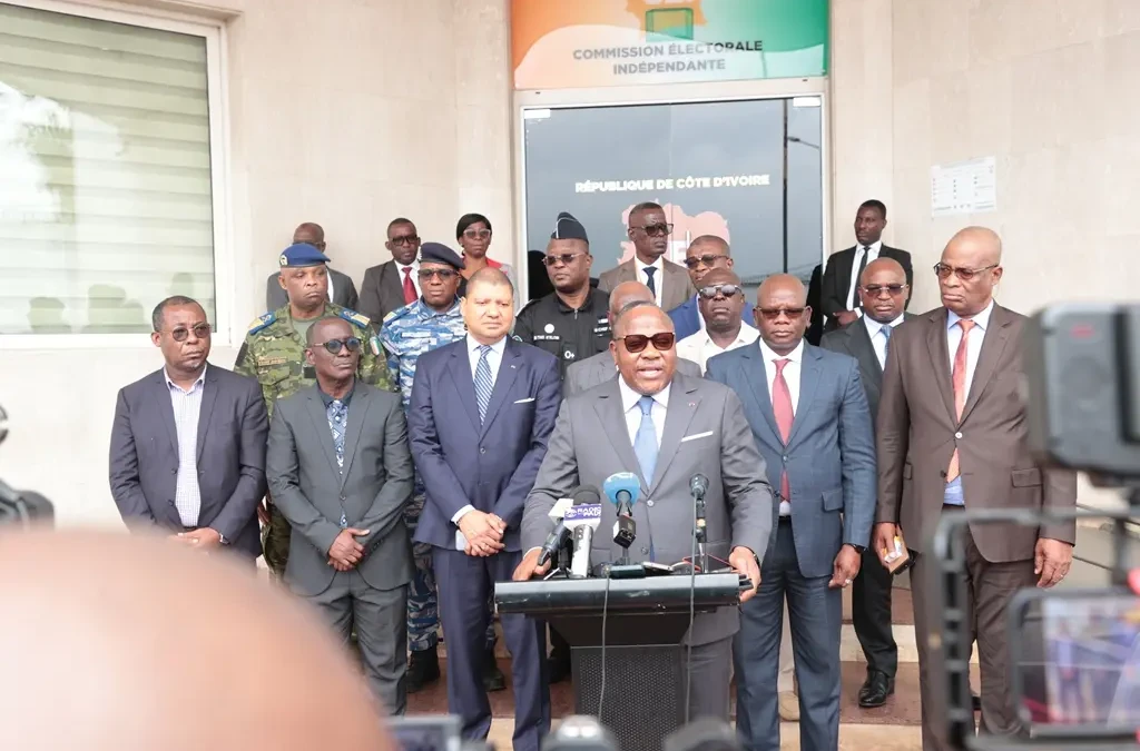 Présidentielle en Côte d'Ivoire : la CEI face aux candidats retenus