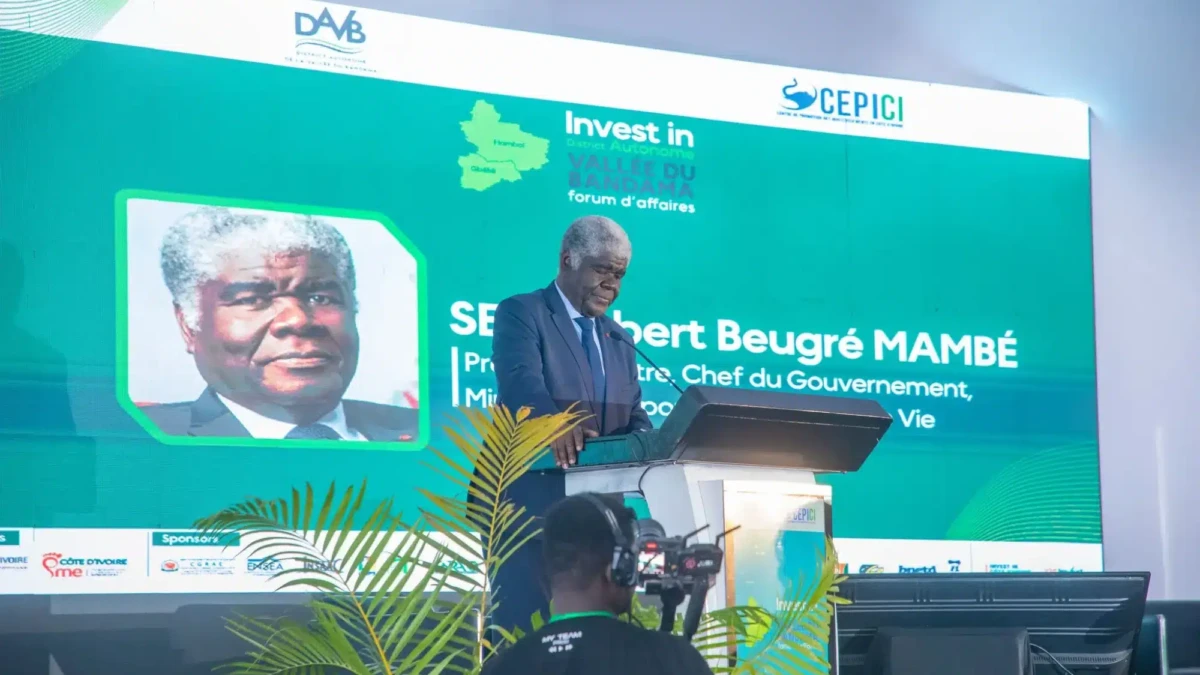 Robert Beurgré Mambé - PM Côte d'Ivoire- Vallée de Bandama