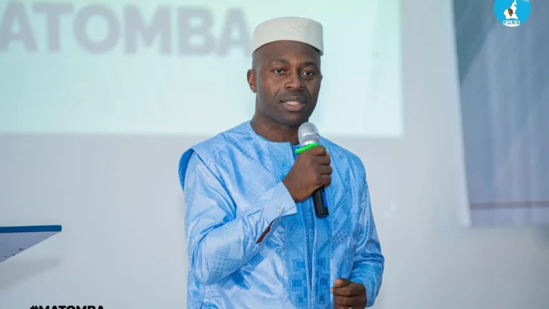 Serge Espoir Matomba - PR de PURS - Cameroun