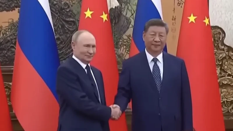 Photo Vladimir Poutine et Xi Jinping