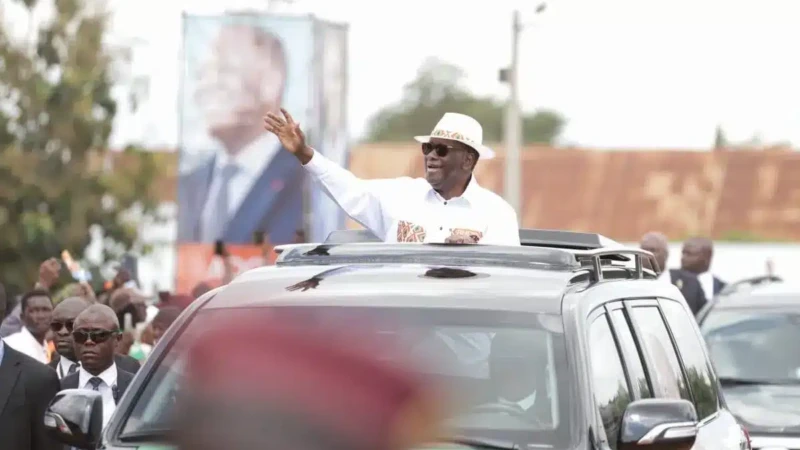 Alassane Ouattara : "Je vous demande d'être vigilants", dernier message de campagne