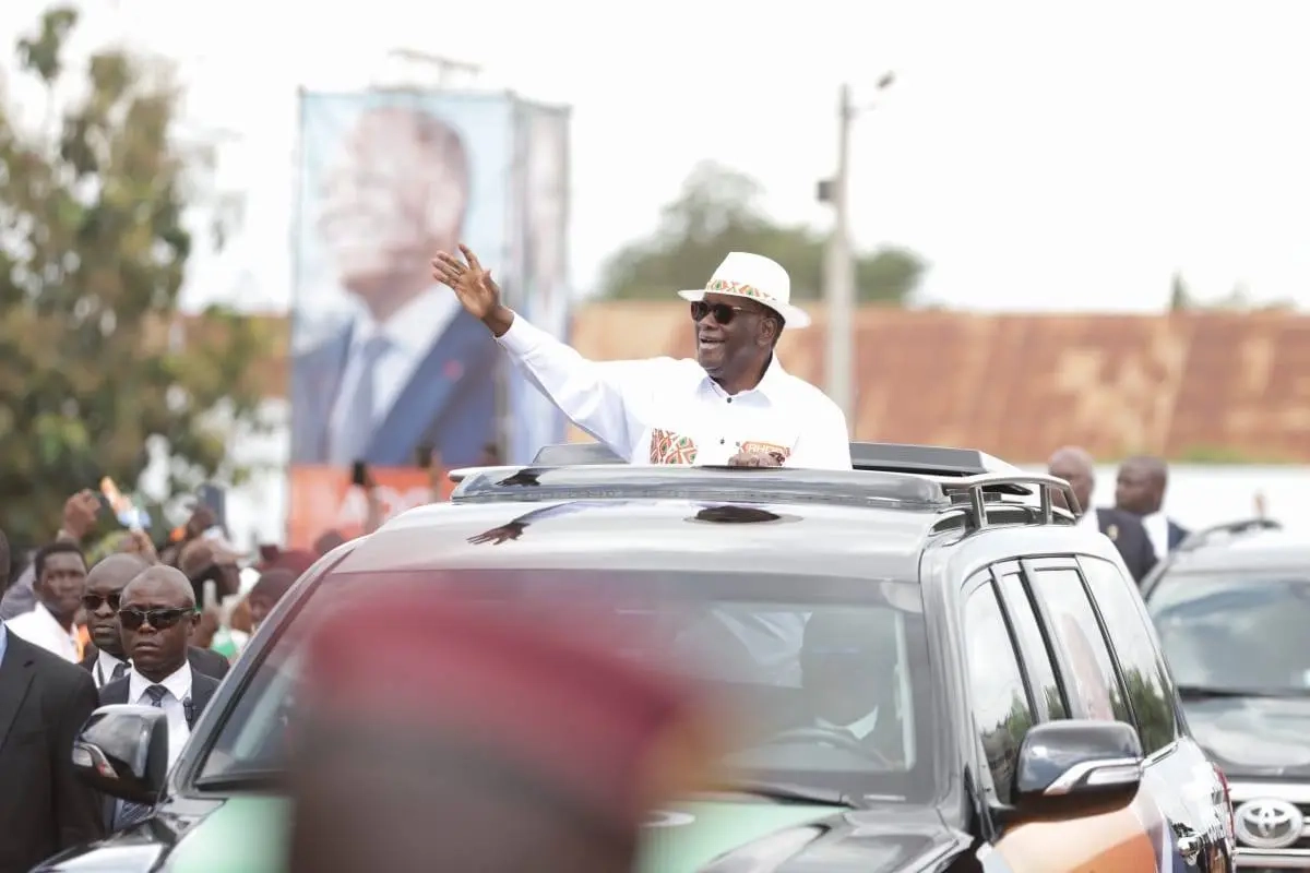 Côte d’Ivoire : Alassane Ouattara lance sa campagne à Daloa