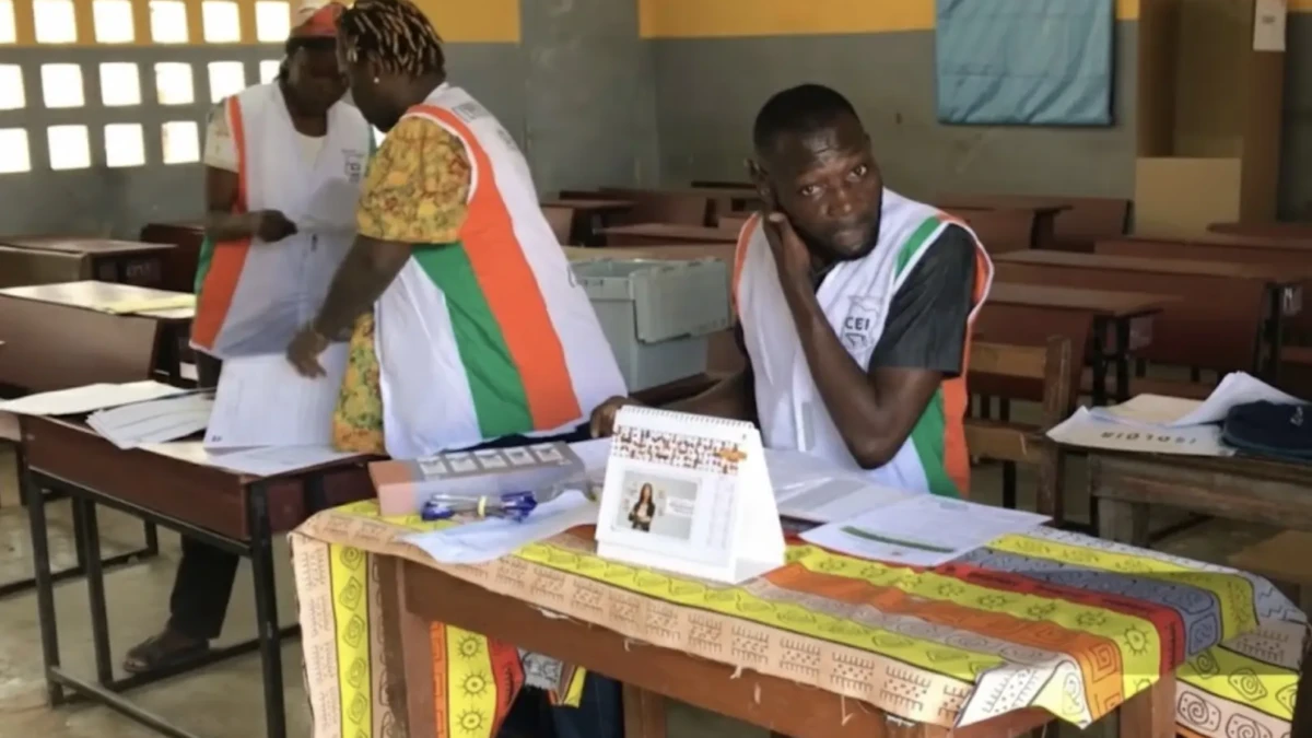 Présidentielle en Côte d'Ivoire : calme, mais sans grande engouement