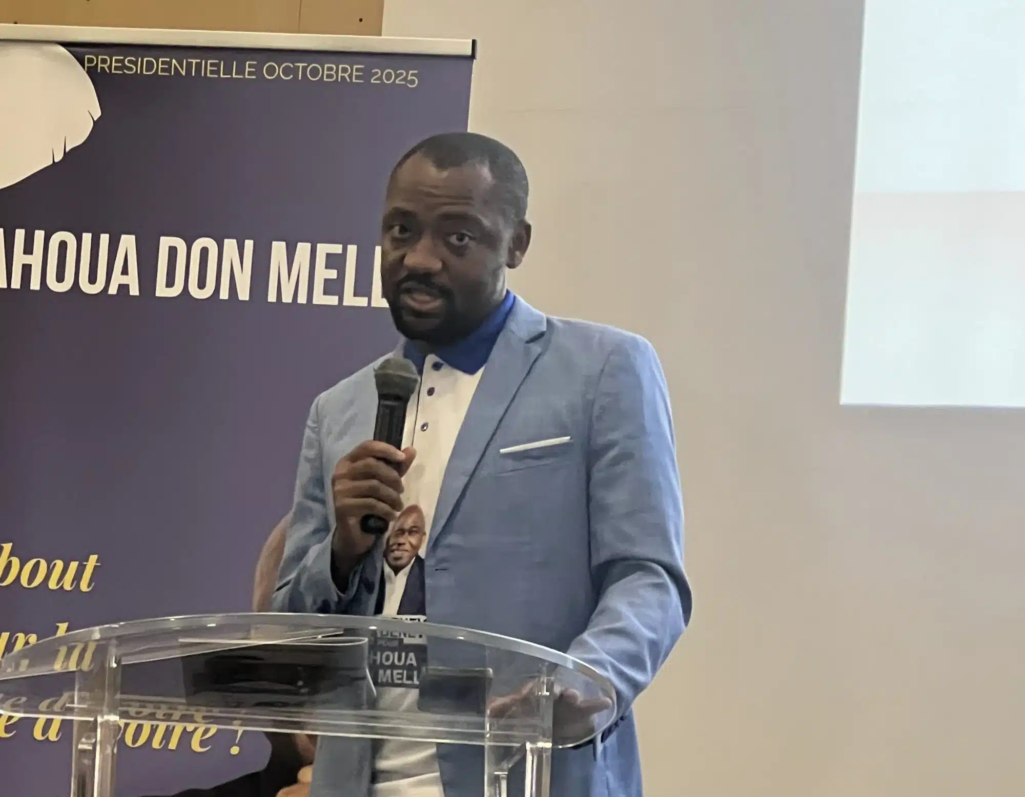 Franck-Stéphane Dedi, architecte du mouvement les Bénévoles pour Ahoua Don Mello