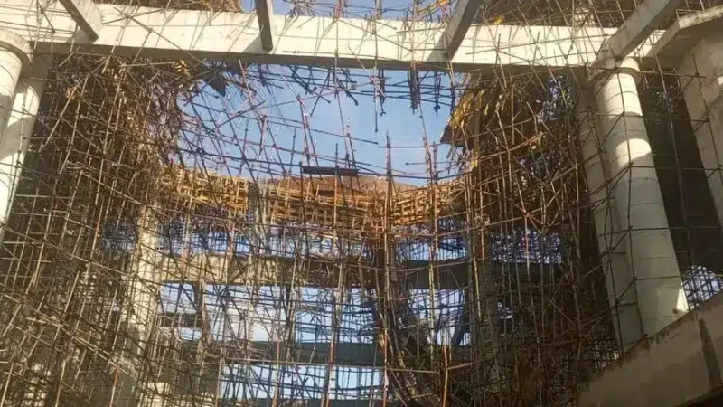 Grand-Bassam : effondrement de l'échafaudage de la cathédrale