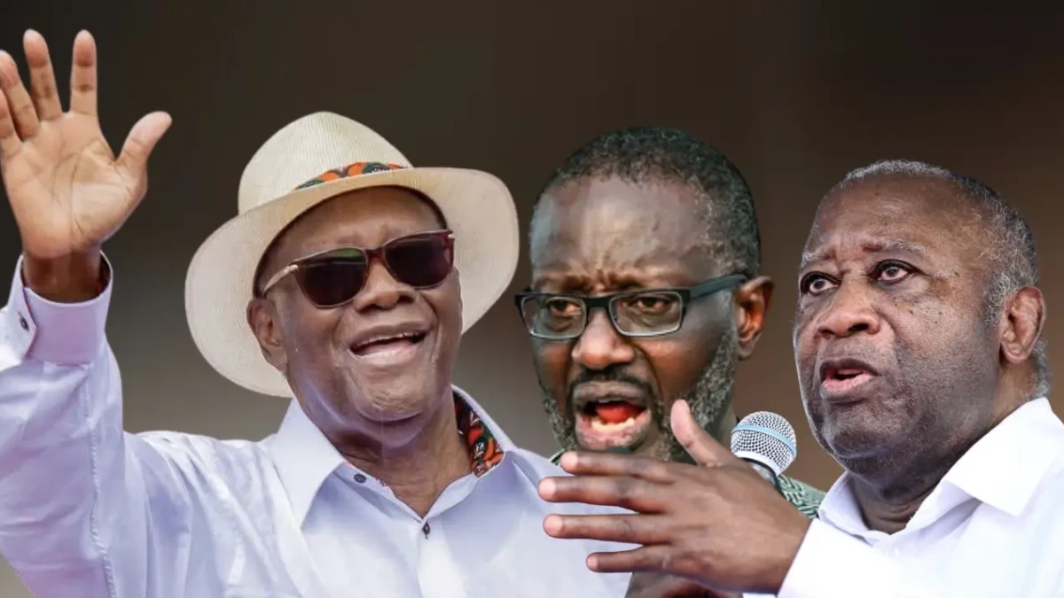 Alassane Ouattara - Tidjane Thiam et Laurent Gbagbo - politique Côte d'Ivoire
