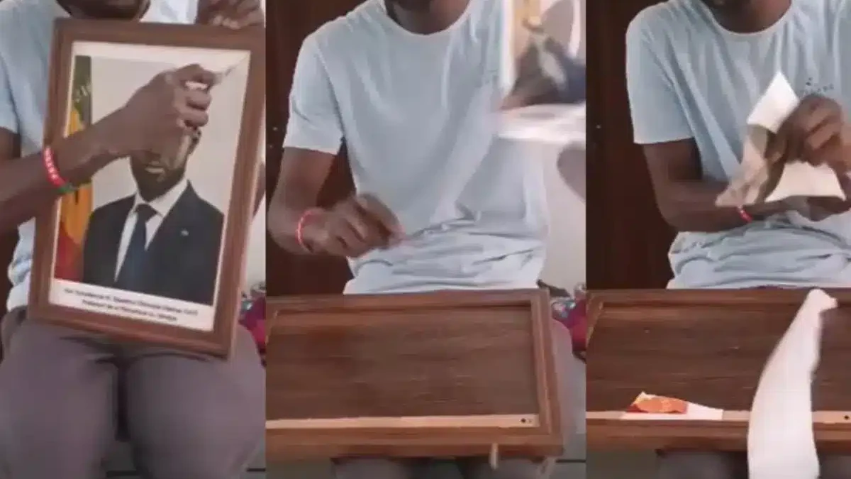 Sénégal : un pro-Sonko déposé en prison pour avoir déchiré la photo de Faye