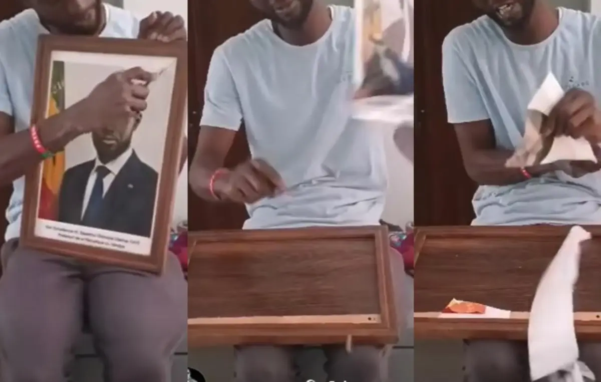 Sénégal : un pro-Sonko déposé en prison pour avoir déchiré la photo de Faye