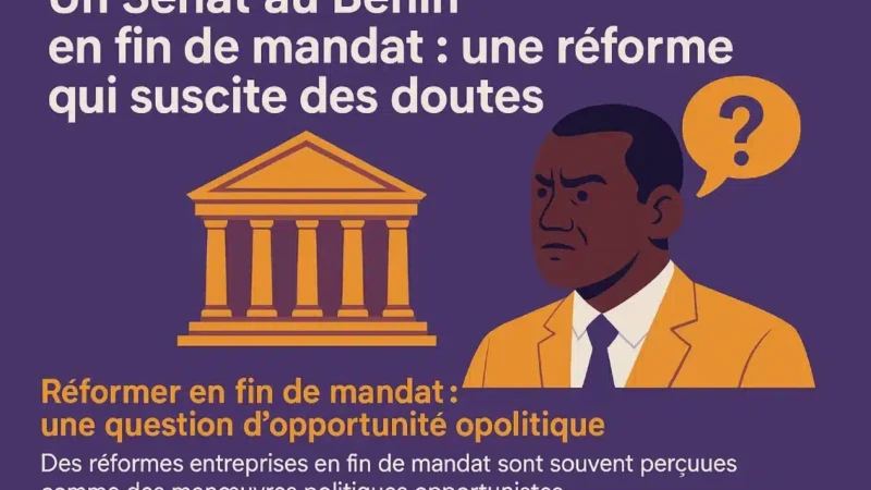 Bénin : un Sénat au-dessus du peuple ?