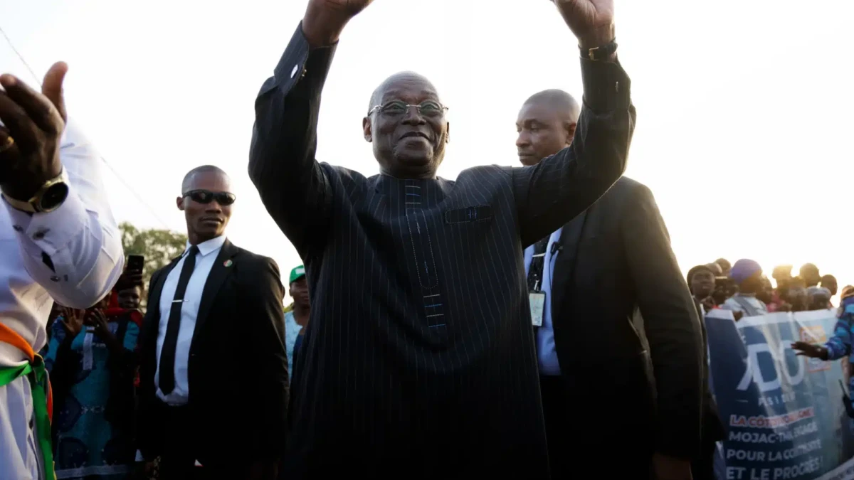Législatives en Côte d'Ivoire : Tiémoko Meylet Koné en campagne à Tafiré
