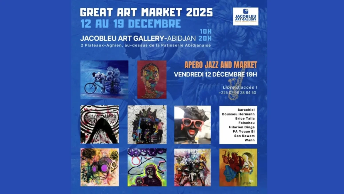 Great Art Market 2025 - Abidjan accueille le grand marché des talents à Jacobleu Art Gallery