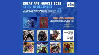 Great Art Market 2025 - Abidjan accueille le grand marché des talents à Jacobleu Art Gallery