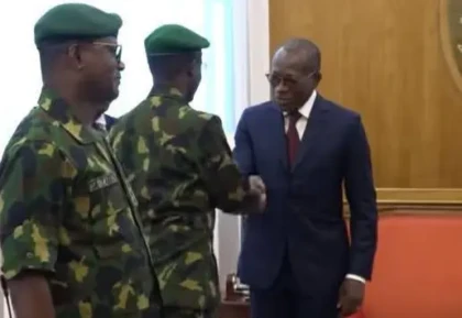 Bénin : Patrice Talon reçoit une délégation de l'armée nigériane