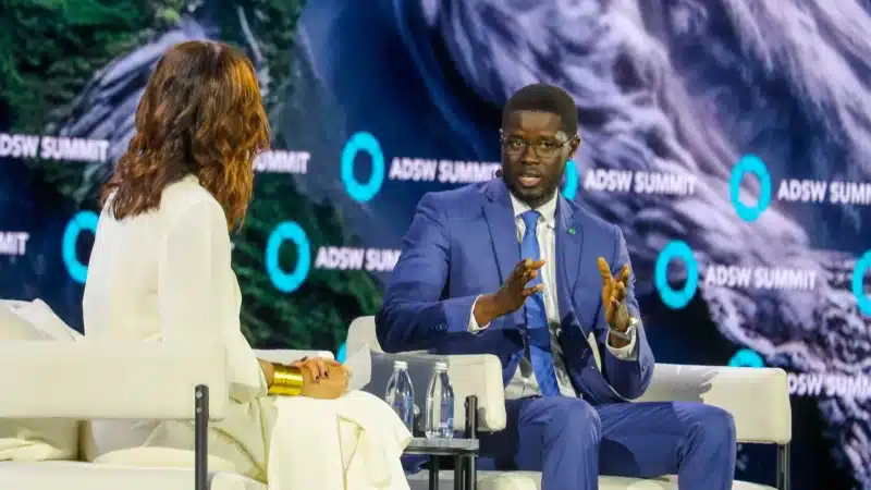 Semaine de la Durabilité : Diomaye Faye veut renforcer la stratégie de l'eau