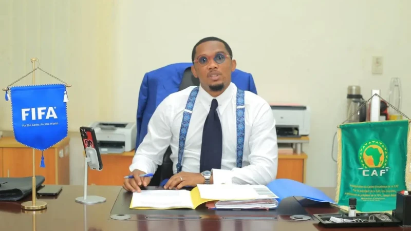 CAN 2025 : Samuel Eto’o envoie un courrier à la fédération marocaine