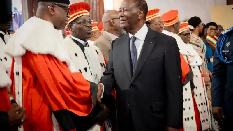Côte d'Ivoire : Alassane Ouattara reçoit les vœux des institutions