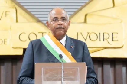 La première sortie de Patrick Achi, président de l'Assemblée Nationale