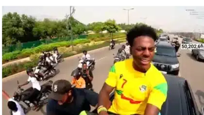 Ishowspeed dépose ses valises au Bénin