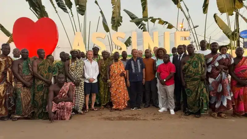 Renaud Chauvin Buthaud - le mécène qui contribue au développement d’Assinie
