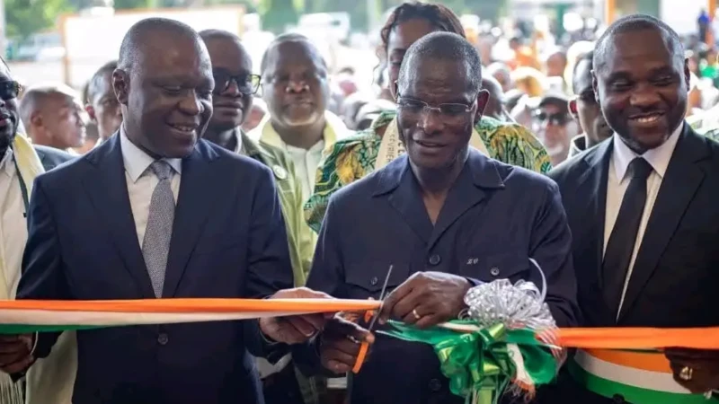 Côte d'Ivoire : l'hôtel de ville de la ville de Daloa inauguré