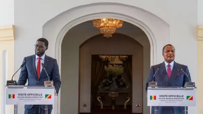 Sénégal : Bassirou Diomaye Faye signe une vingtaine d’accords avec le Congo
