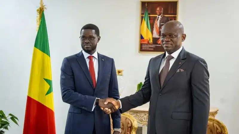 Escale technique au Gabon : Diomaye Faye a échangé avec Brice Clotaire