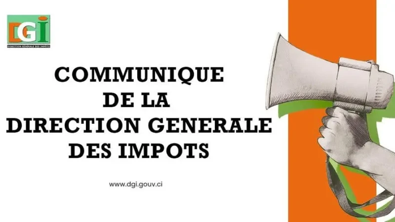 Côte d'Ivoire : La DGI vise 5 988,1 milliards FCFA de recettes en 2026