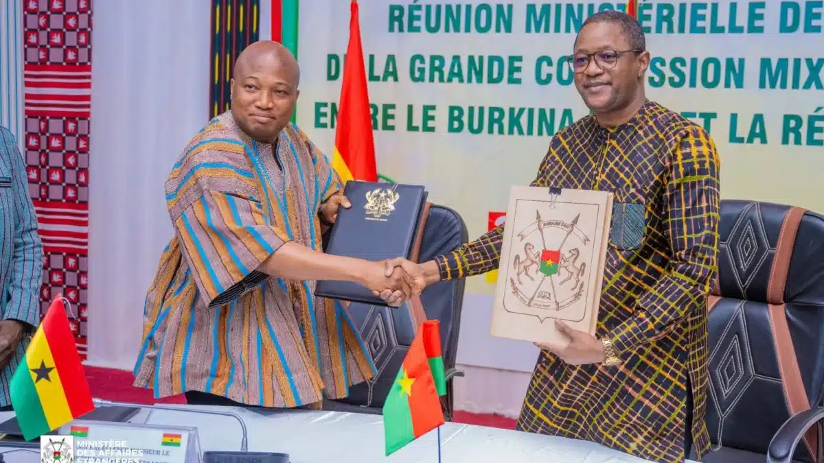 Le Burkina Faso et le Ghana signent 7 accords