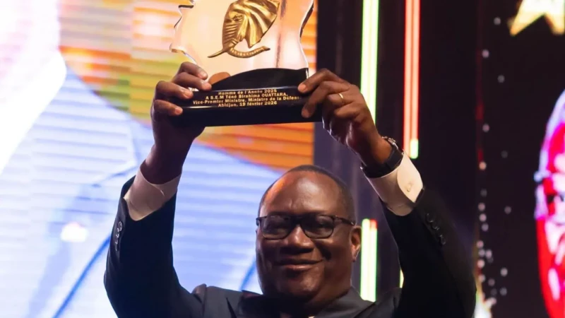 Téné Birahima Ouattara homme de l'année 2025, son hommage aux FDS