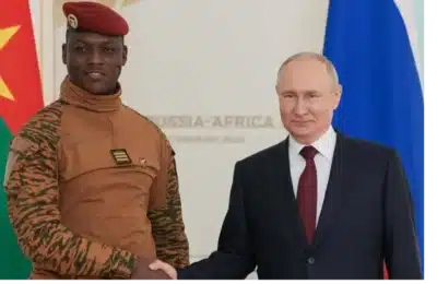 Ibrahim Traoré et Vladimir Poutine