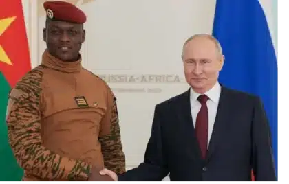 Ibrahim Traoré et Vladimir Poutine