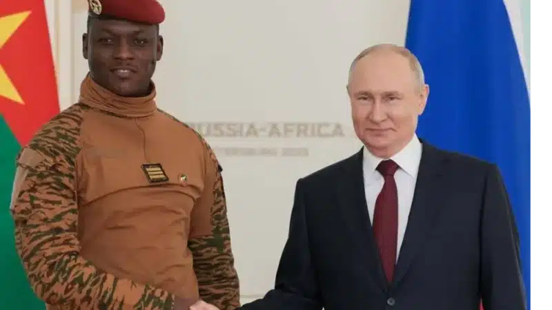 Ibrahim Traoré et Vladimir Poutine